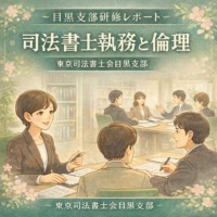 目黒区の司法書士が参加した東京司法書士会目黒支部倫理研修でのグループ討論の様子