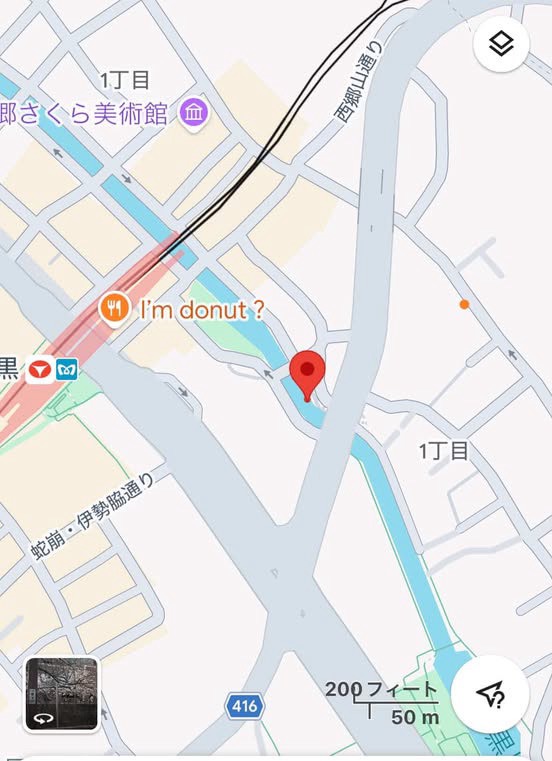 ぼんぼり設置場所